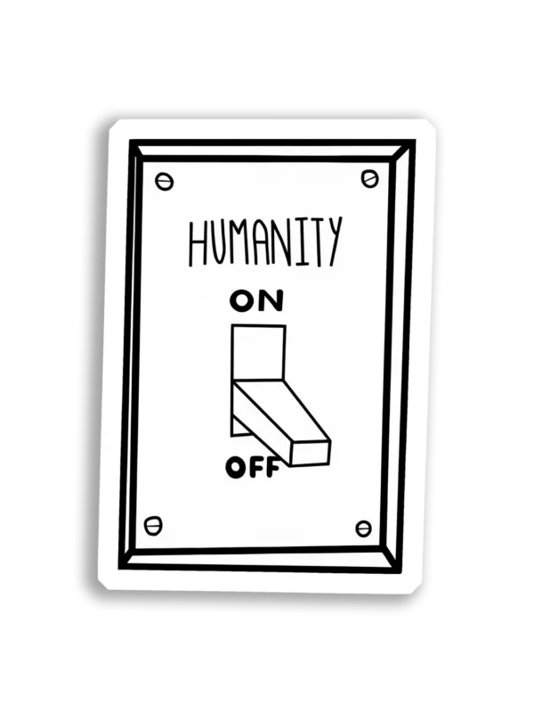 Humanity OnOff Switch Sticker