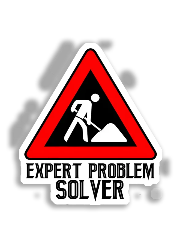 Expert Problem Solver Sticker