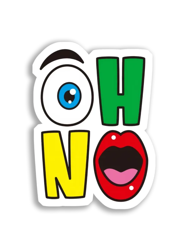 Oh No! Surprised Face Sticker