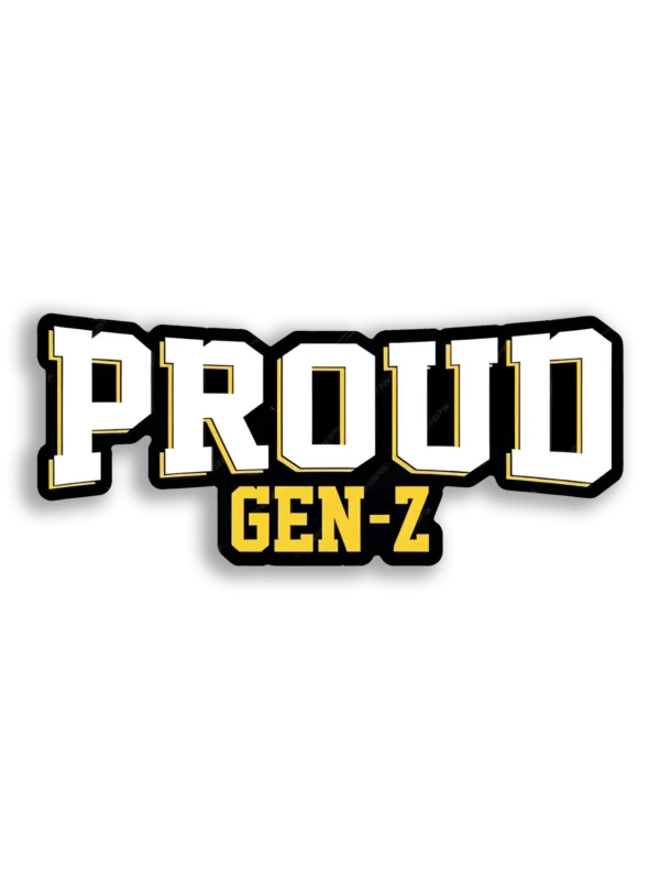 Proud Gen-Z Sticker