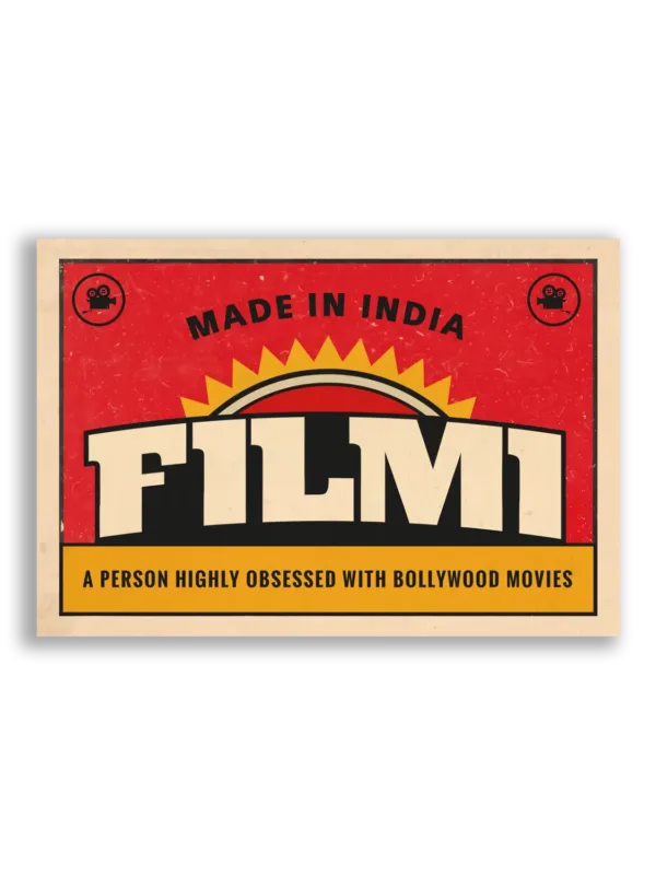 Made in India Filmi Bollywood Movies Sticker