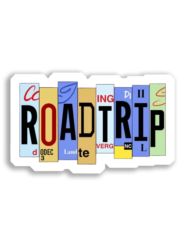 Road Trip Land Verge NC Sticker