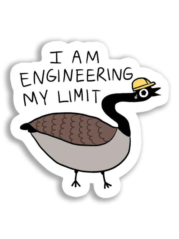 I am engieering Sticker