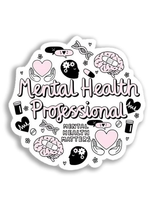 Mental health Profressional Sticker