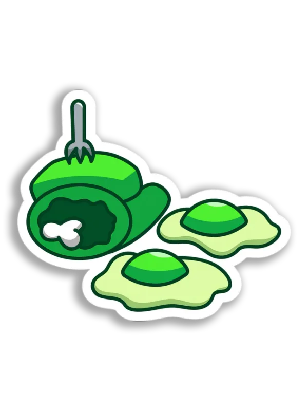 Green Eggs and Imposter Sticker
