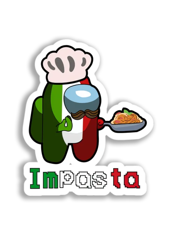 Italian Impasta Chef Sticker