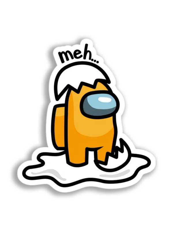 Among Us Egg Crewmate Sticker