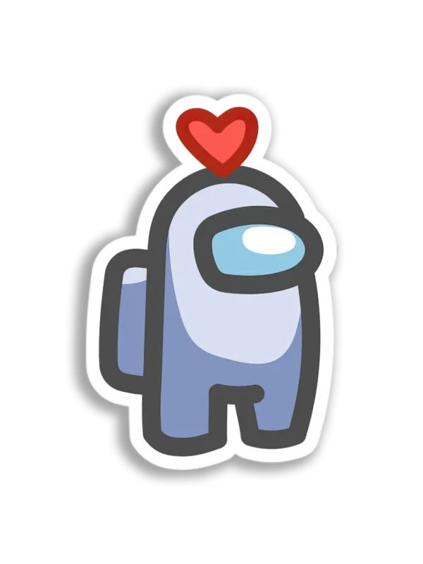 Loving Among Us Crewmate Sticker