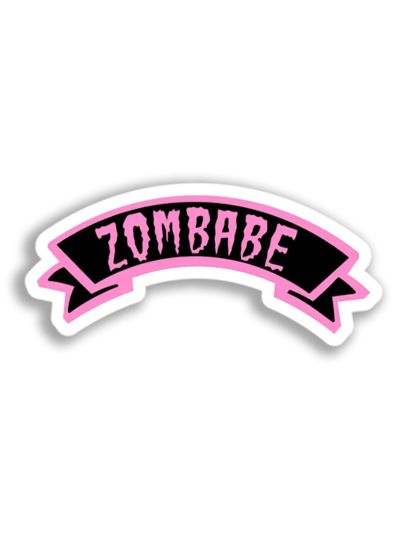Zombabe Banner Sticker