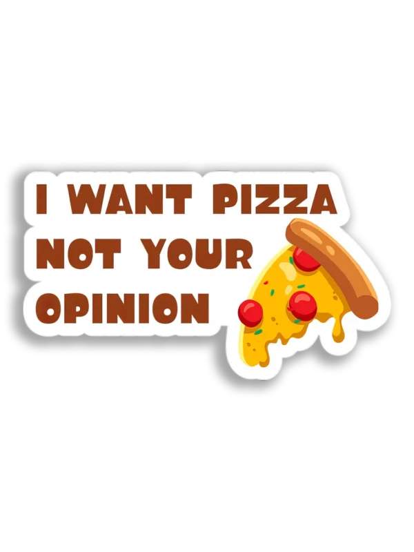 Pizza Slice Graphic Sticker