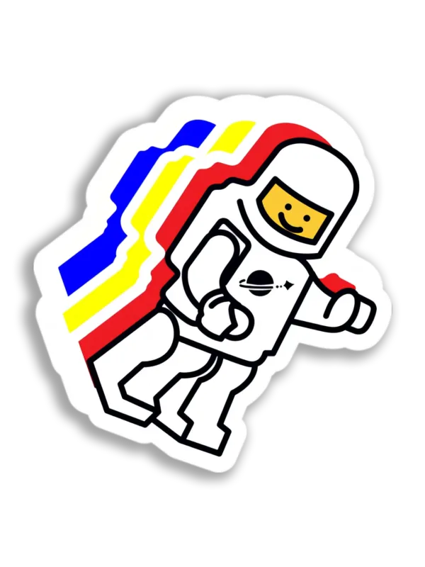 Lego Spaceman Sticker