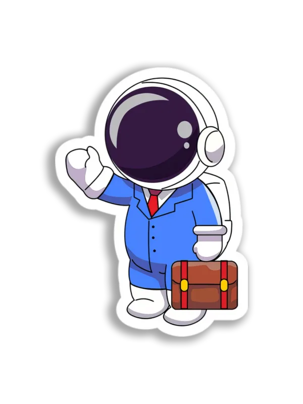 Business Astronaut Sticker