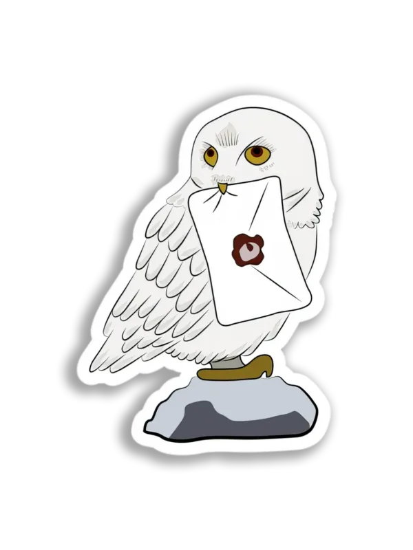 Snowy Owl Messenger Sticker