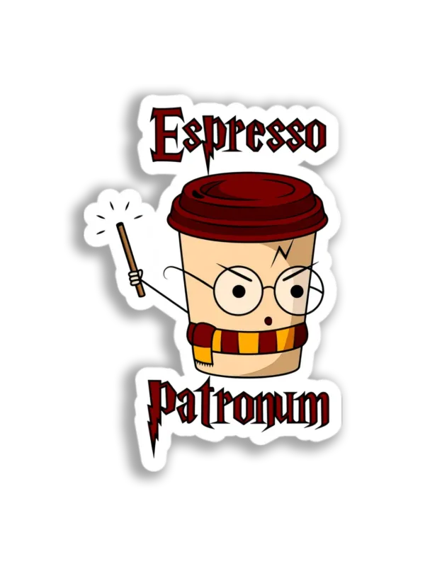 Espresso Patronum Cup Sticker