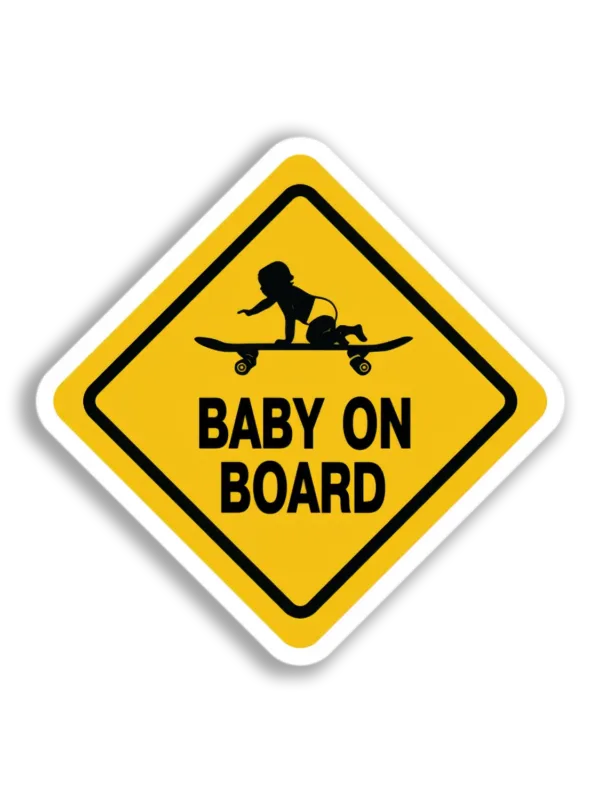 Baby On Board Sign Sticker