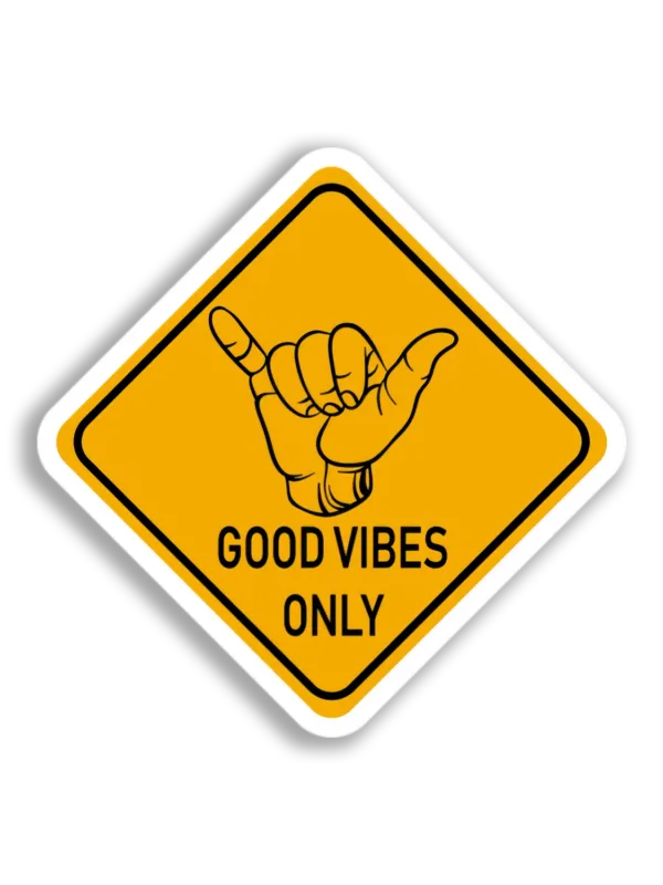 Hang Loose Good Vibes Sticker