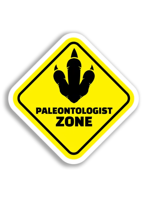 Dinosaur Footprint Zone Sticker