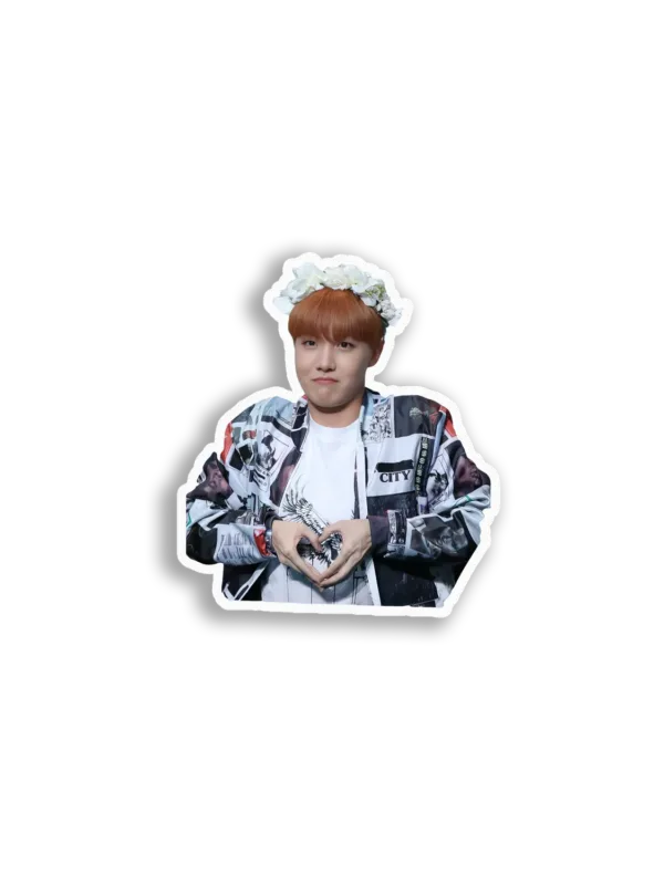 J-Hope Heart Sign Sticker