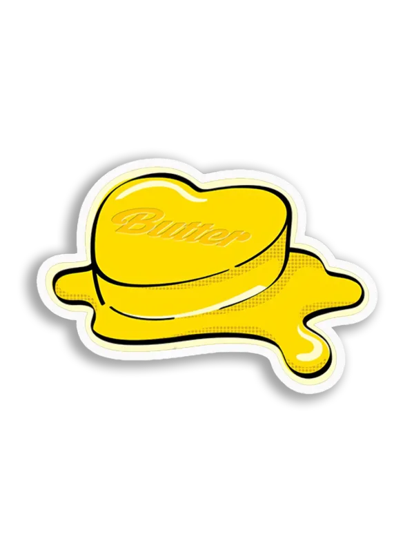 Melting Butter Pat Sticker