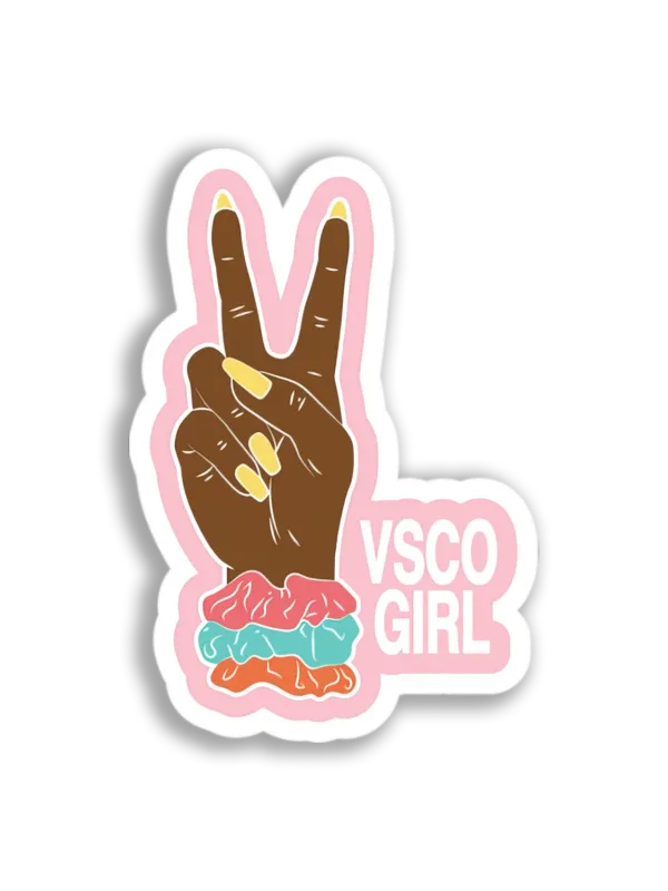 Peace Sign Hand Sticker