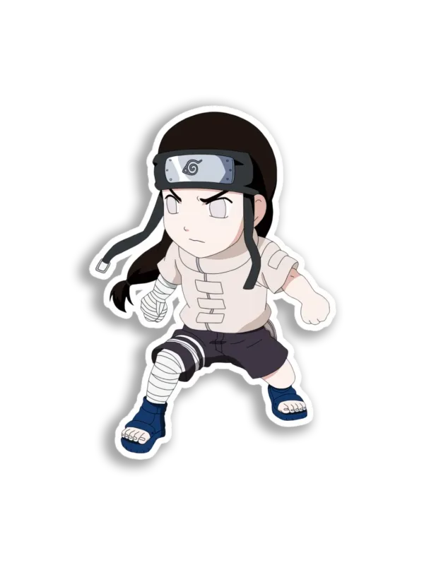 Young Neji Hyuga Chibi Sticker