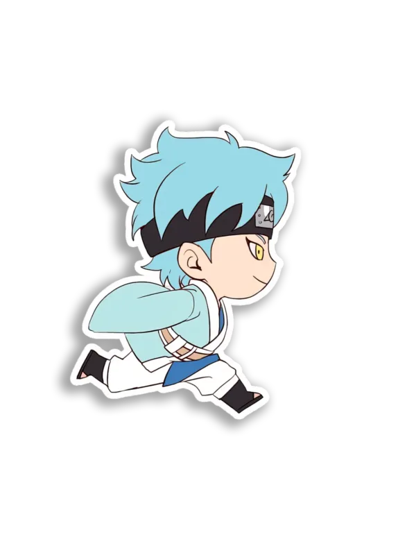 Running Asta Chibi Sticker