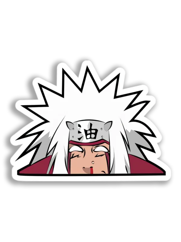 Jiraiya Peeking Decal Sticker