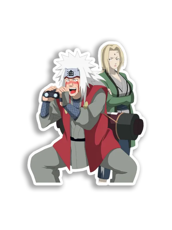 Jiraiya and Tsunade Sticker