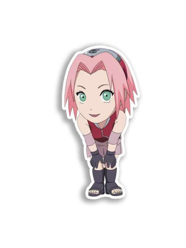 Sakura Chibi Figure Sticker
