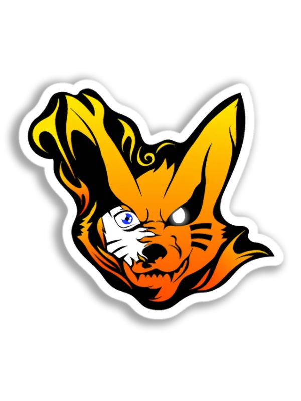 Nine-Tailed Fox Head Sticker