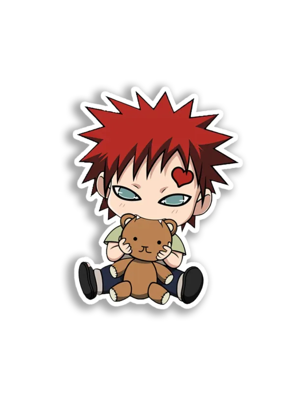 Gaara Chibi Artwork Sticker
