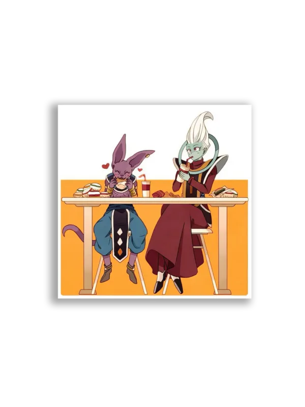 Gods Eating Lunch Sticker