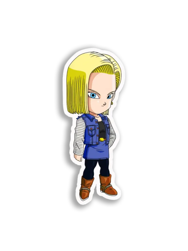 Chibi Android 18 Sticker