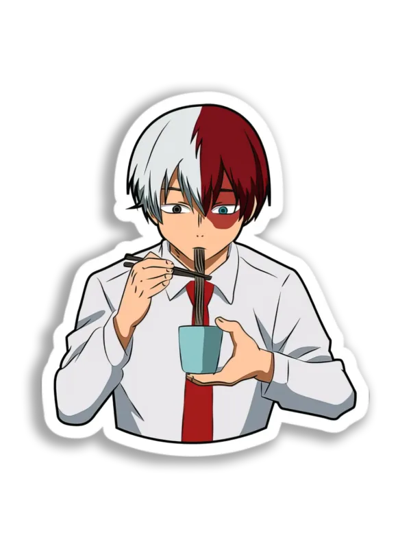 Shoto Eating Noodles Sticker
