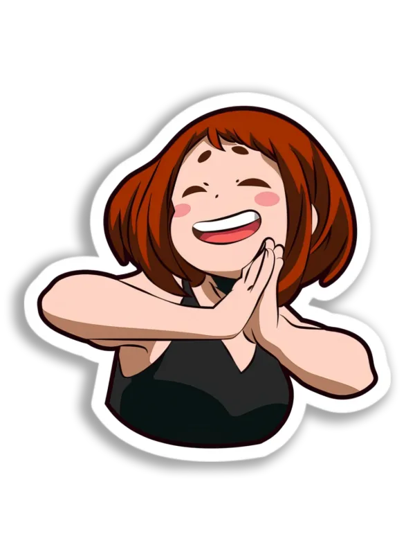 Happy Mina Ashido Sticker