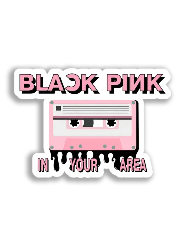 Blackpink Cassette Tape Sticker