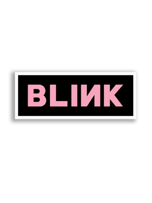 Blink Text Graphic Sticker