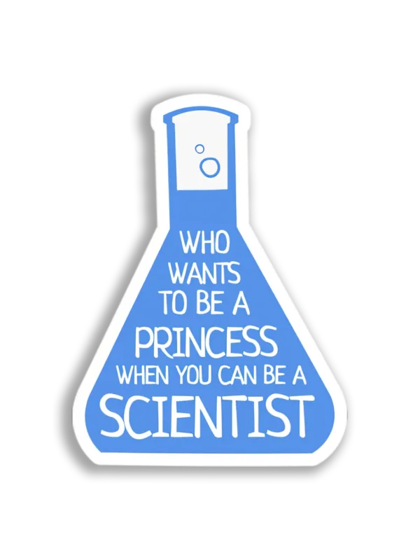 Scientist Beaker Sticker