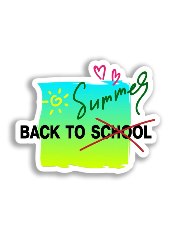 Summer's End Note Sticker