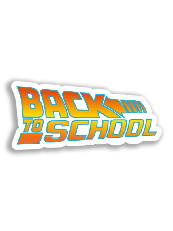 Back to School Banner Sticker
