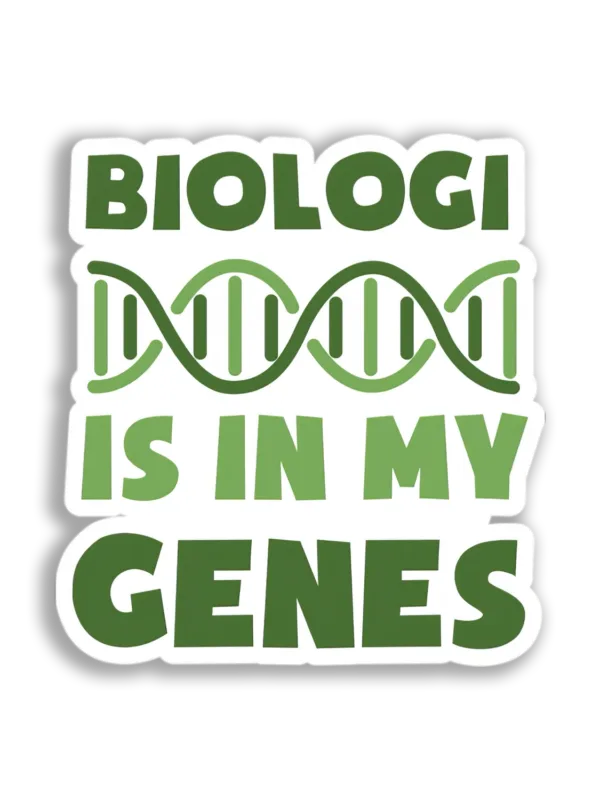 DNA Genetic Code Sticker