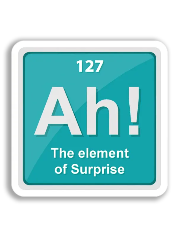 Element of Surprise Sticker