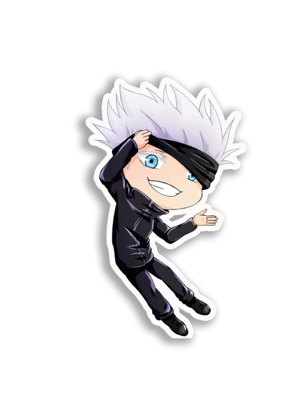 Blindfolded Chibi Boy Sticker