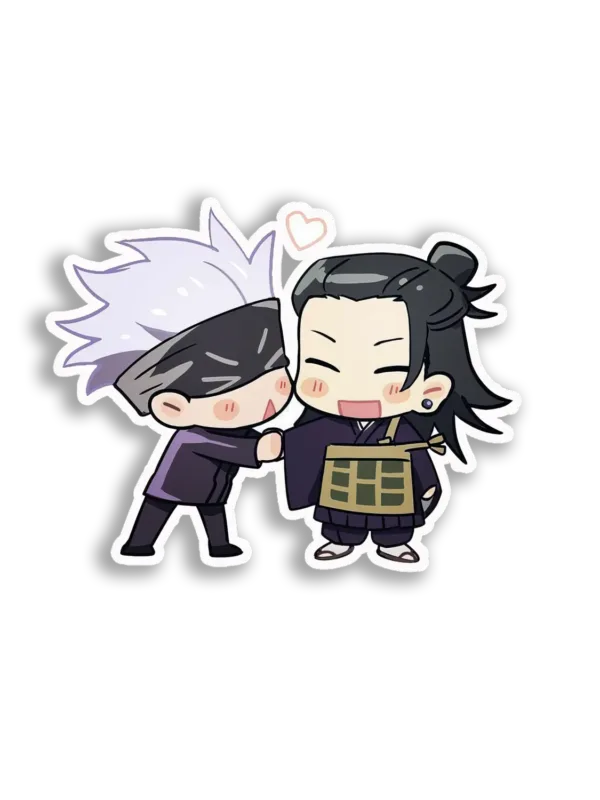 Anime Boy Chibi Couple Sticker