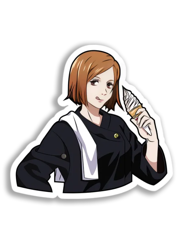 Chef Eating Ice Cream Sticker