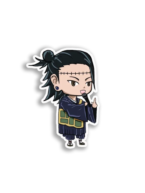 Chibi Singer Anime Boy Sticker