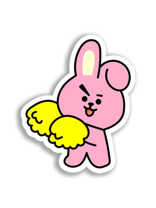 Cheerful Cooky Bunny Sticker