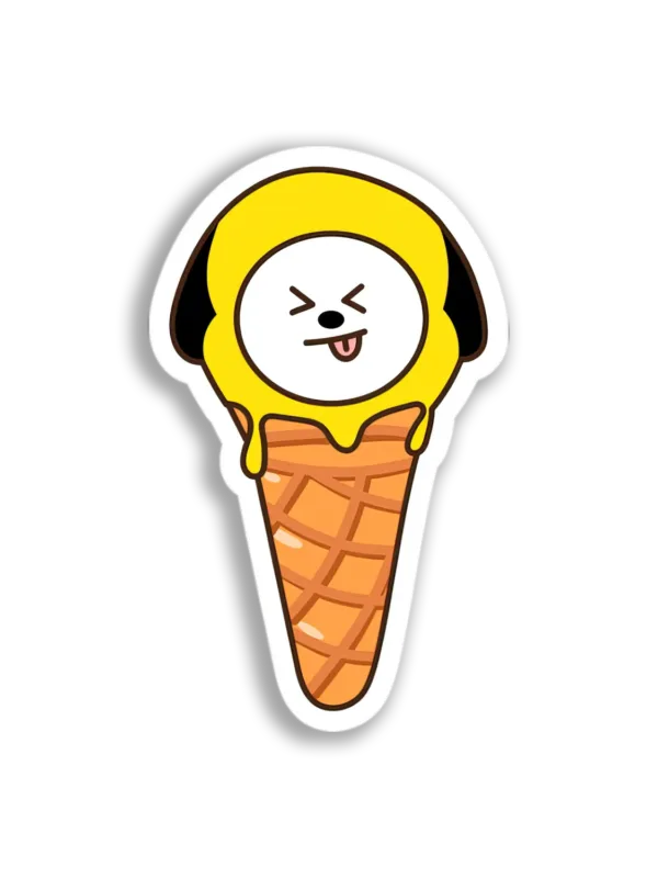 Koya Ice Cream Cone Sticker