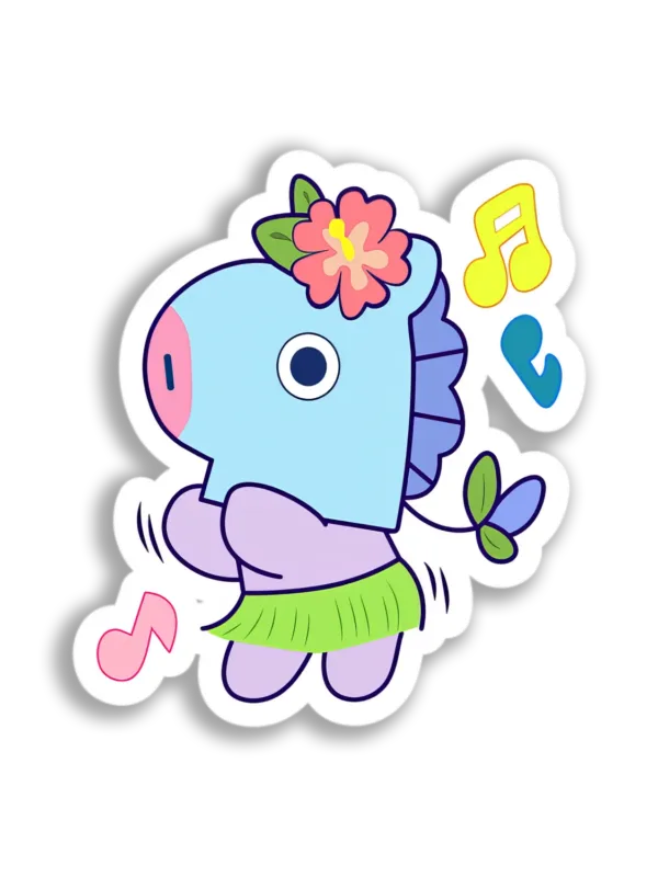 Dancing BT21 Cooky Sticker