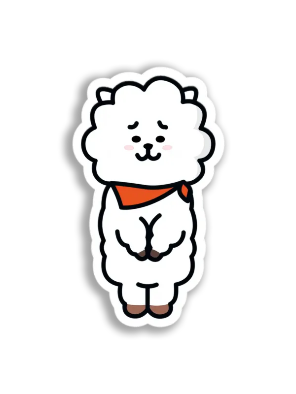 Adorable BT21 Van Sticker